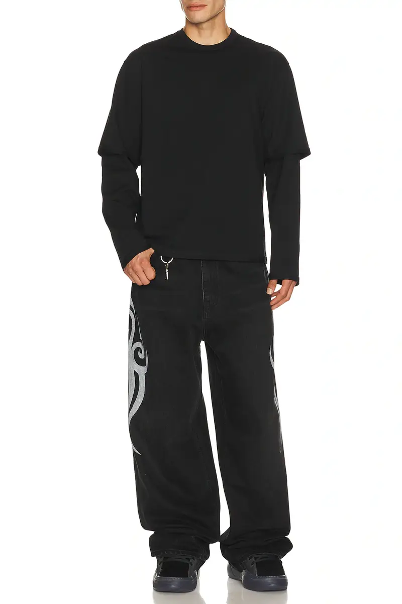 Vetements Graffiti Tribal Baggy Jeans | Thumbnail 5