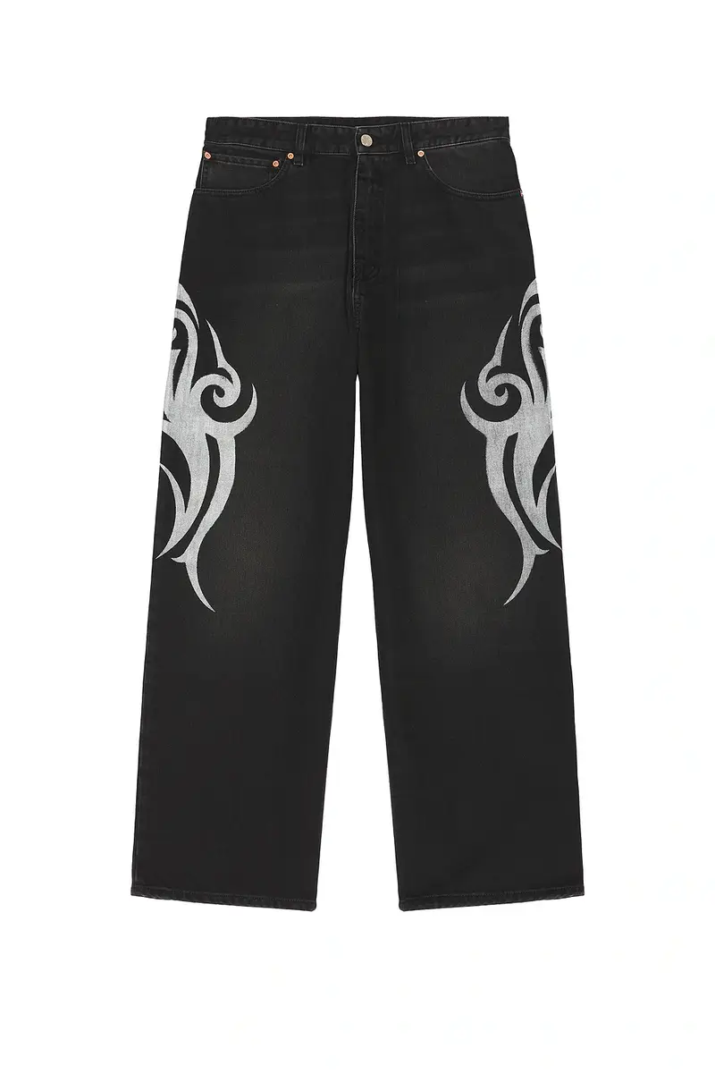 Vetements Graffiti Tribal Baggy Jeans | Thumbnail 6