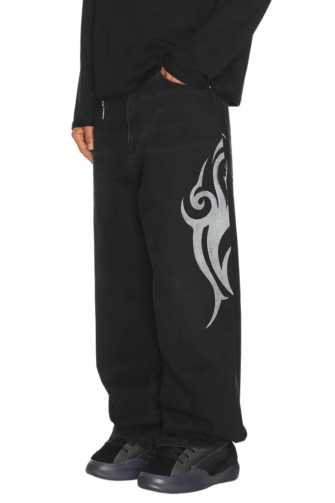 Vetements Graffiti Tribal Baggy Jeans
