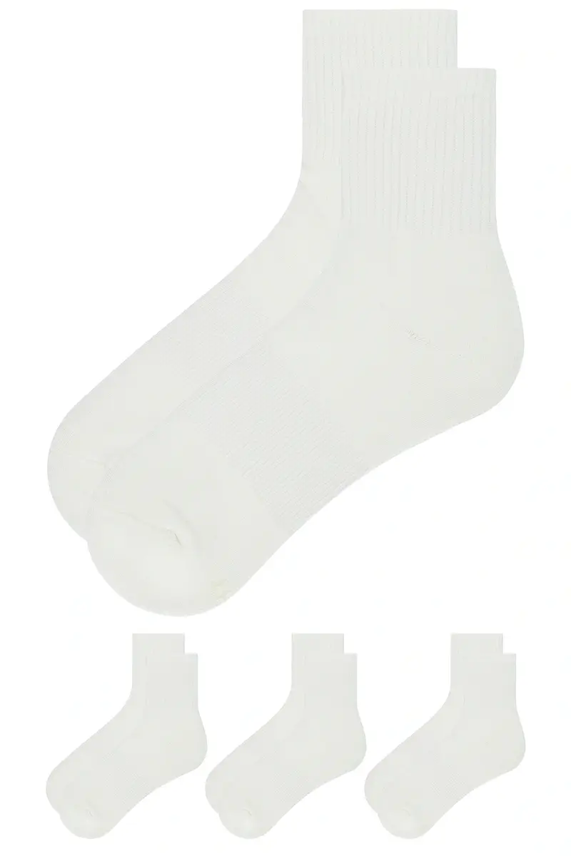 Skims Everyday Quarter Crew Sock 3-Pack | Thumbnail 2 Skims Everyday Quarter Crew Sock 3-Pack | Thumbnail 2