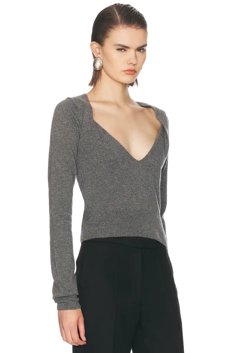 Mugler Long Sleeve Knit Sweater | Thumbnail 2