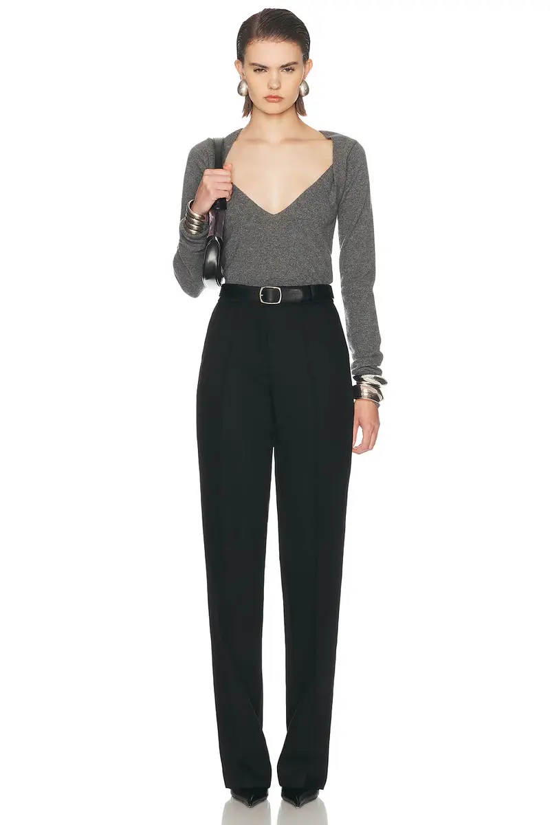 Mugler Long Sleeve Knit Sweater | Thumbnail 4