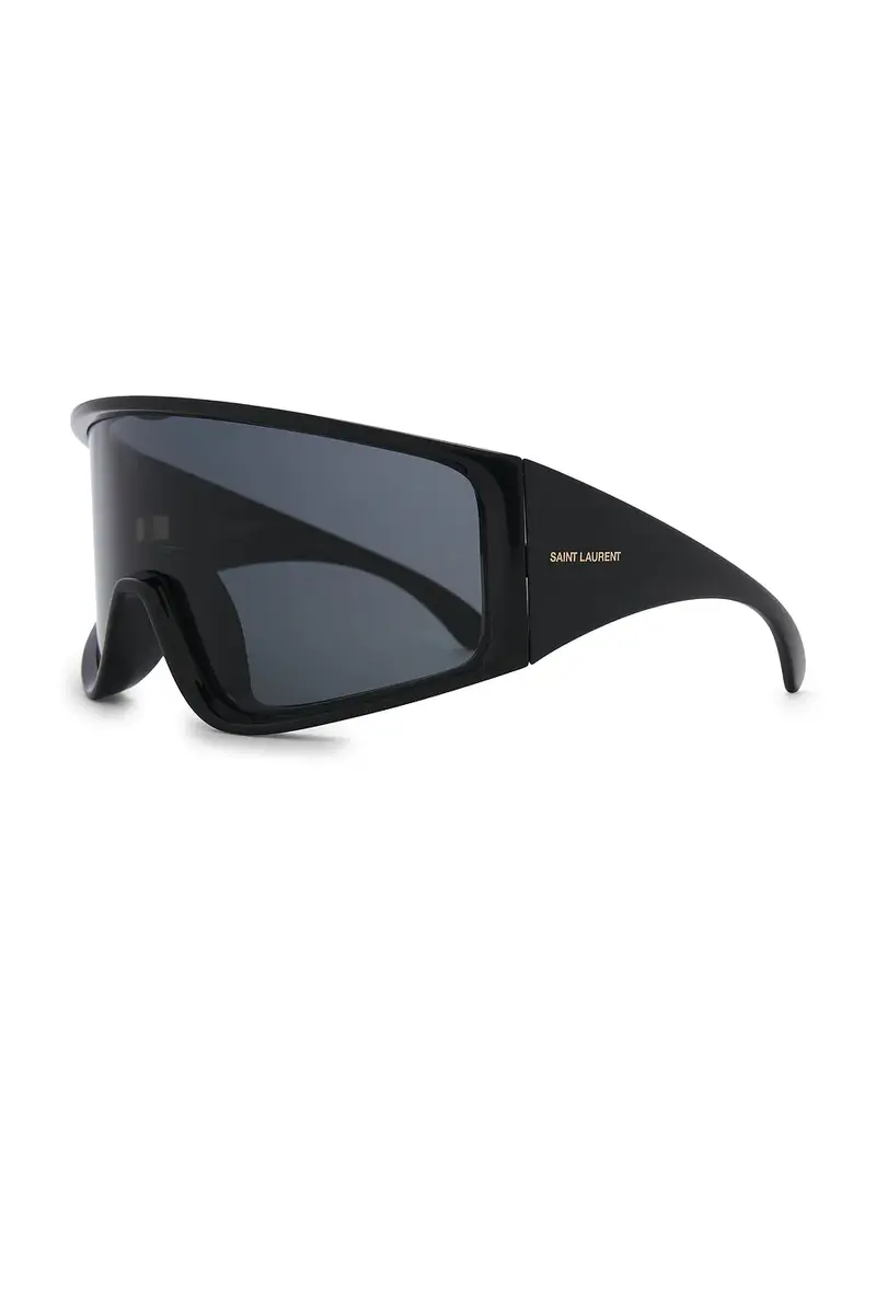 Saint Laurent Lettering Logo Shield Sunglasses | Thumbnail 2 Saint Laurent Lettering Logo Shield Sunglasses | Thumbnail 2