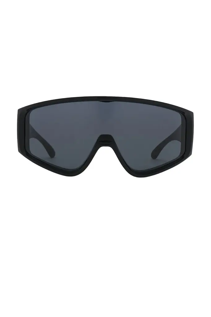 Saint Laurent Lettering Logo Shield Sunglasses