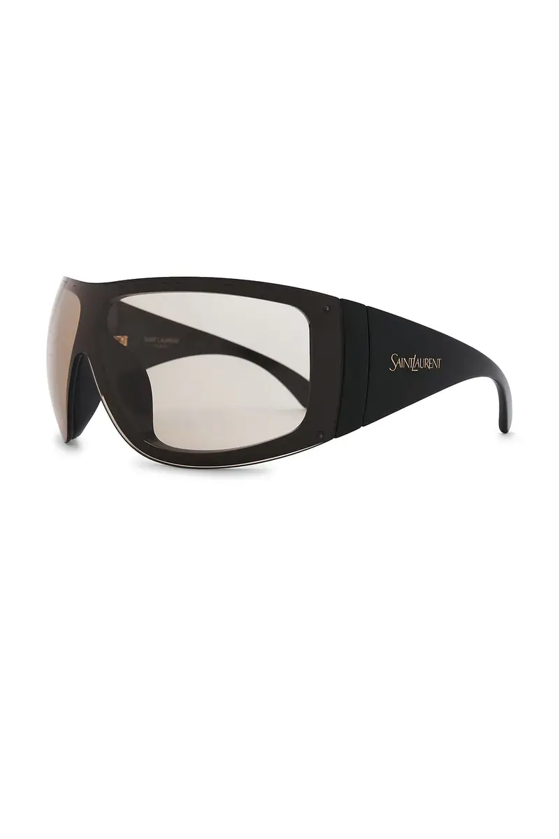 Saint Laurent Vintage Logo Shield Sunglasses | Thumbnail 2 Saint Laurent Vintage Logo Shield Sunglasses | Thumbnail 2