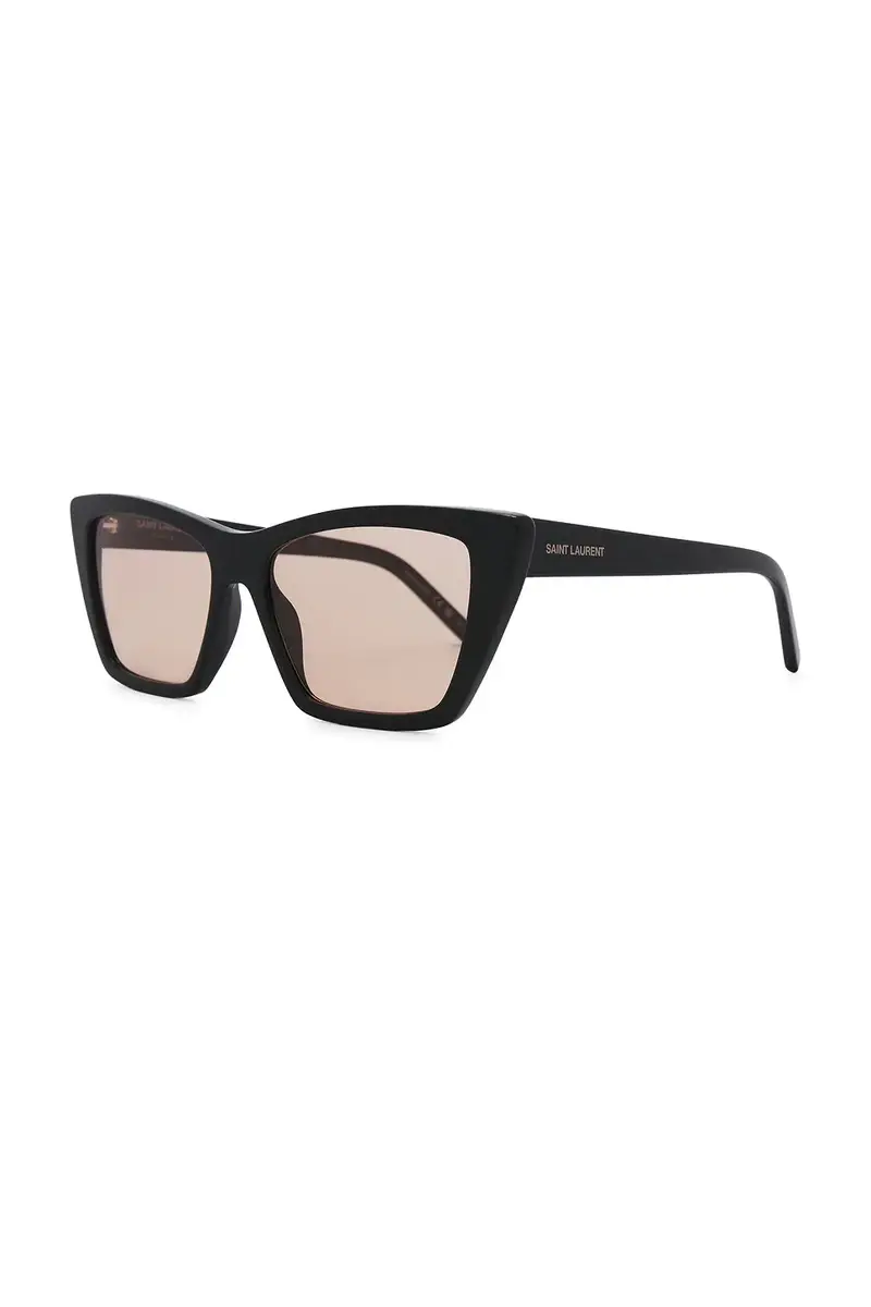 Saint Laurent Acetate Lettering Logo Cat Eye Sunglasses | Thumbnail 2 Saint Laurent Acetate Lettering Logo Cat Eye Sunglasses | Thumbnail 2