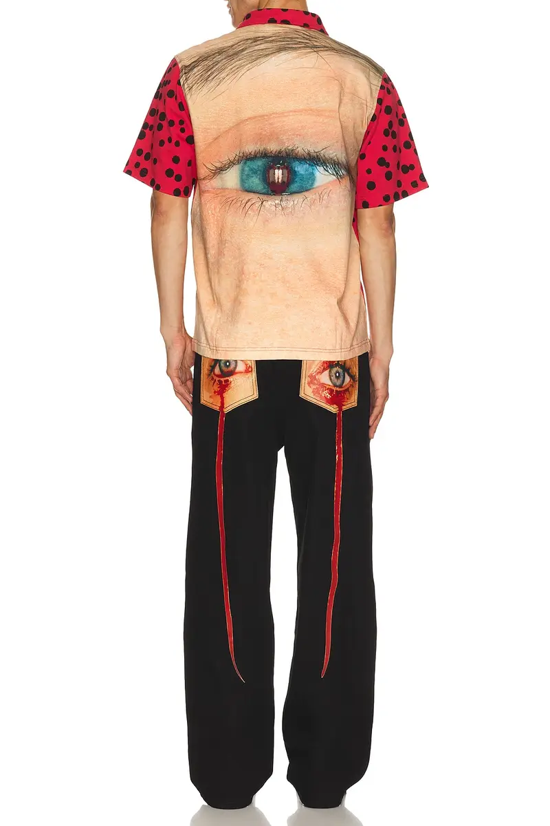 Pleasures Bug Eye Button Up Shirt | Thumbnail 3 Pleasures Bug Eye Button Up Shirt | Thumbnail 3