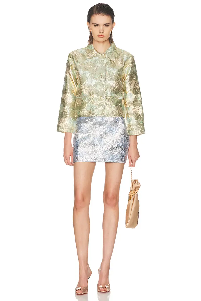 RENGGLI For FWRD Brocade Mini Skirt | Thumbnail 6 RENGGLI For FWRD Brocade Mini Skirt | Thumbnail 6