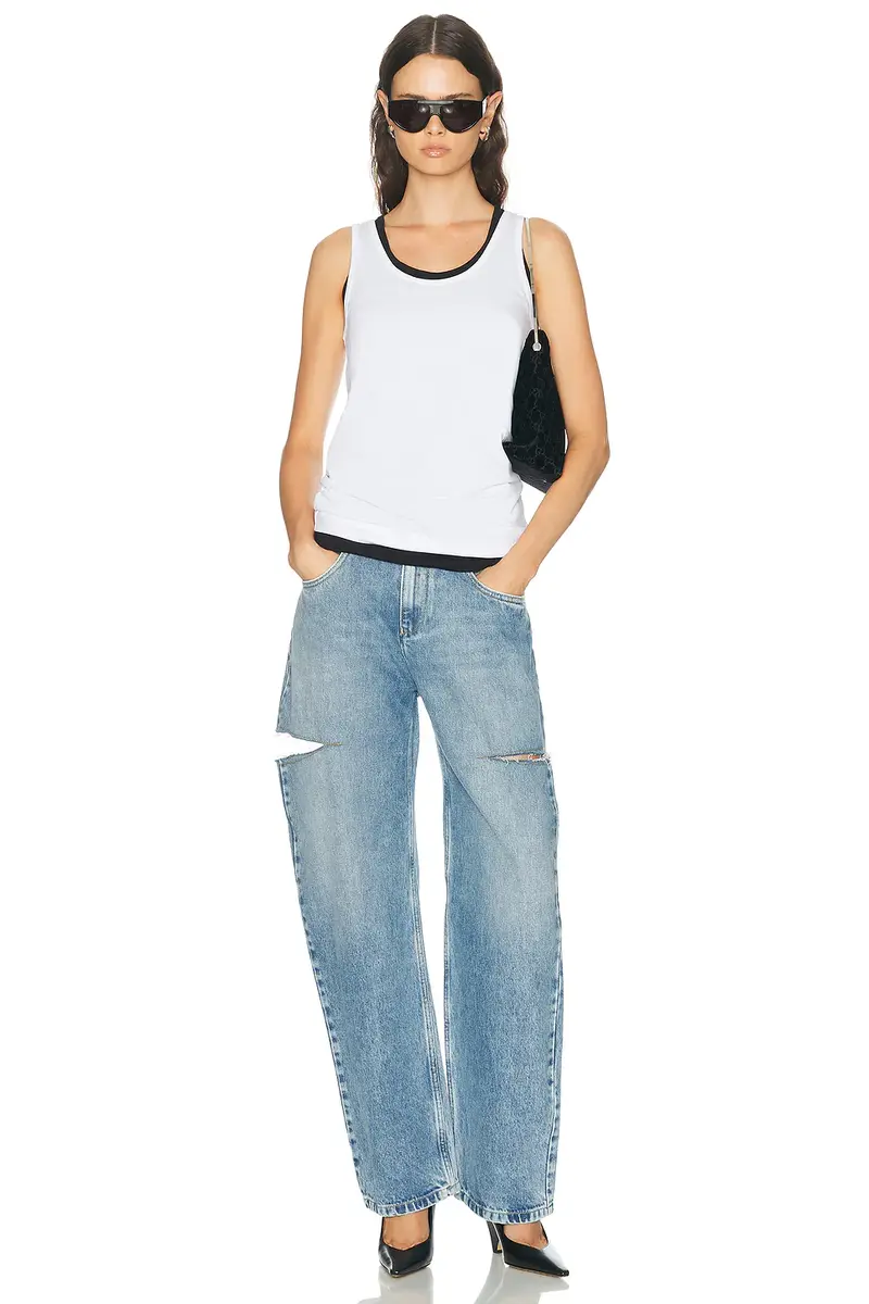 Maison Margiela Cut Out Barrel Leg | Thumbnail 5