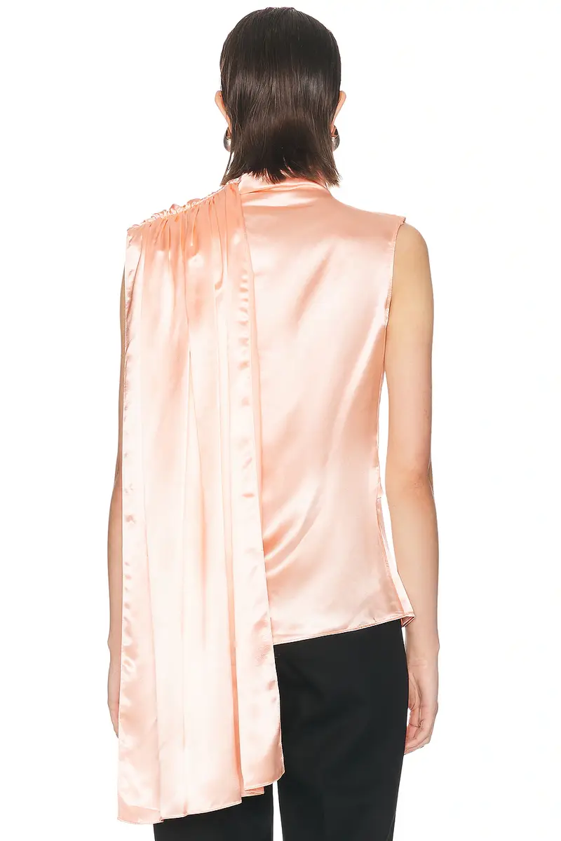 Mugler Sleeveless Cape Blouse | Thumbnail 3 Mugler Sleeveless Cape Blouse | Thumbnail 3