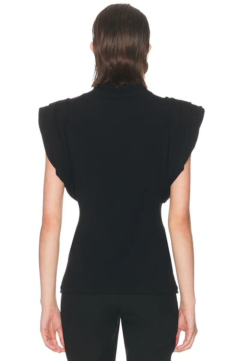 Mugler Draped Sleeveless Top | Thumbnail 3 Mugler Draped Sleeveless Top | Thumbnail 3
