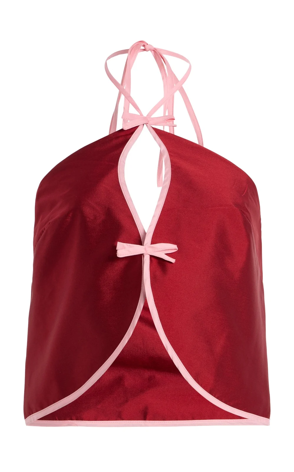 Exclusive Celeste Taffeta Halter Top