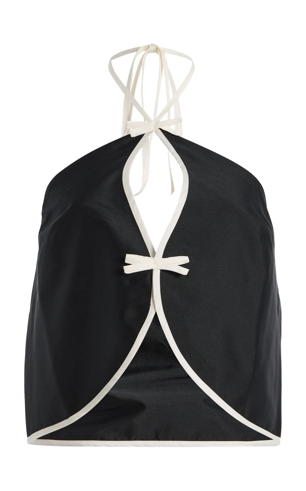 Exclusive Celeste Taffeta Halter Top