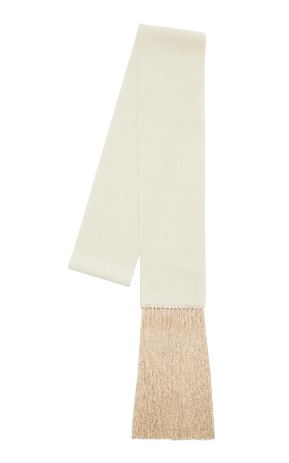 Exclusive Brisa Slim Fringed Wool-Cashmere Scarf Exclusive Brisa Slim Fringed Wool-Cashmere Scarf