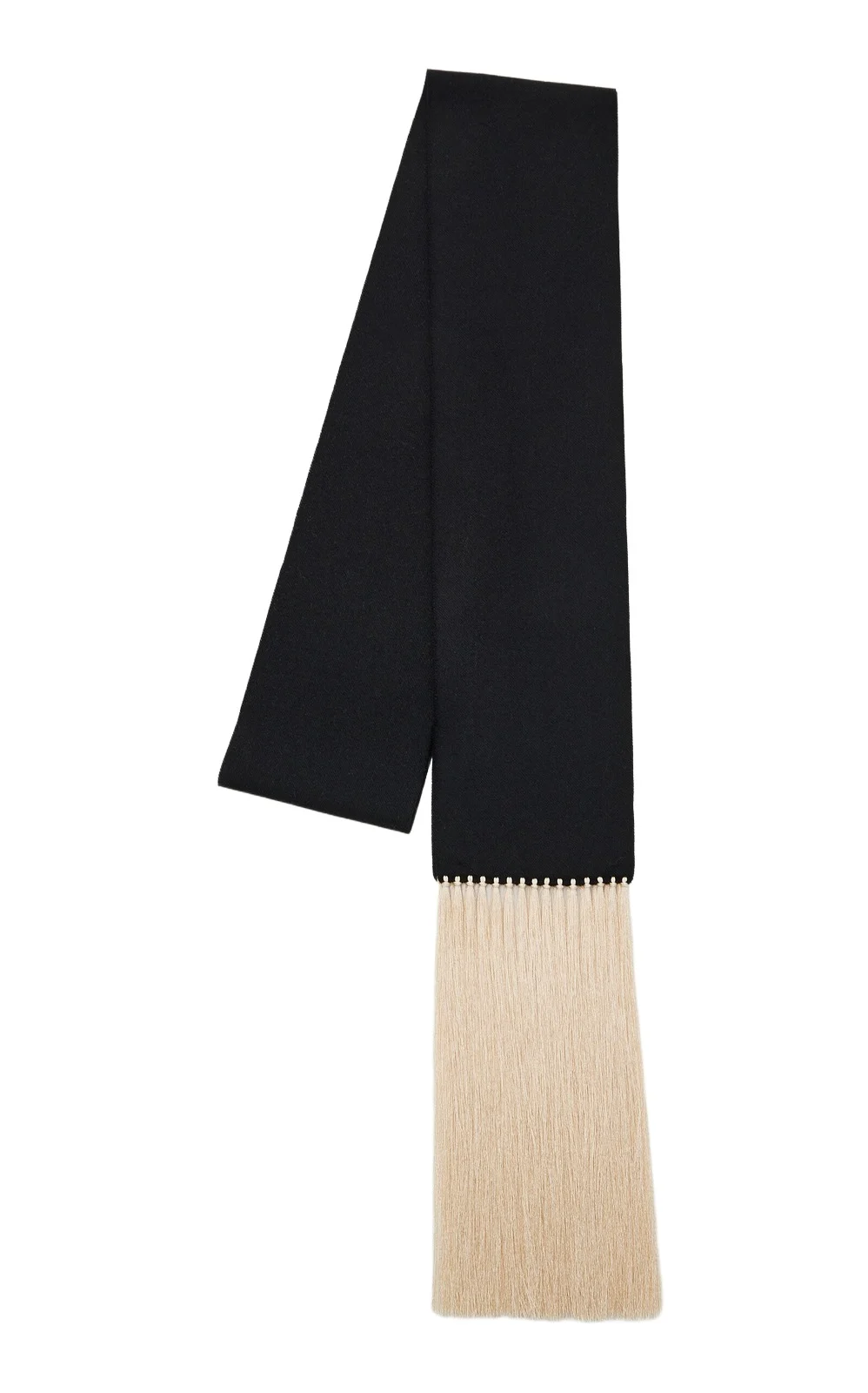 Exclusive Brisa Slim Fringed Wool-Cashmere Scarf Exclusive Brisa Slim Fringed Wool-Cashmere Scarf