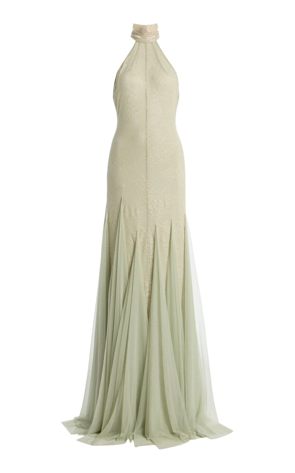 DE LA VALI Elowen Tulle Maxi Dress