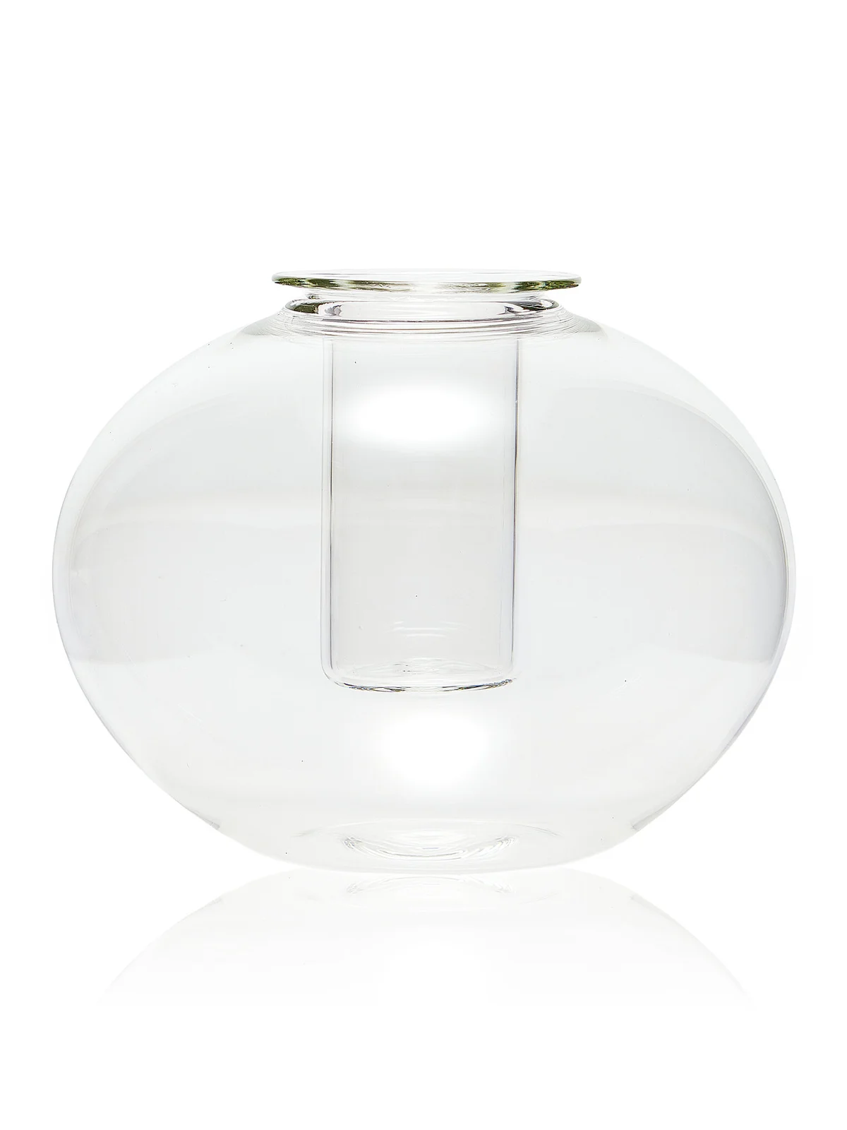 Moda Domus Glass Orb Candle Holder