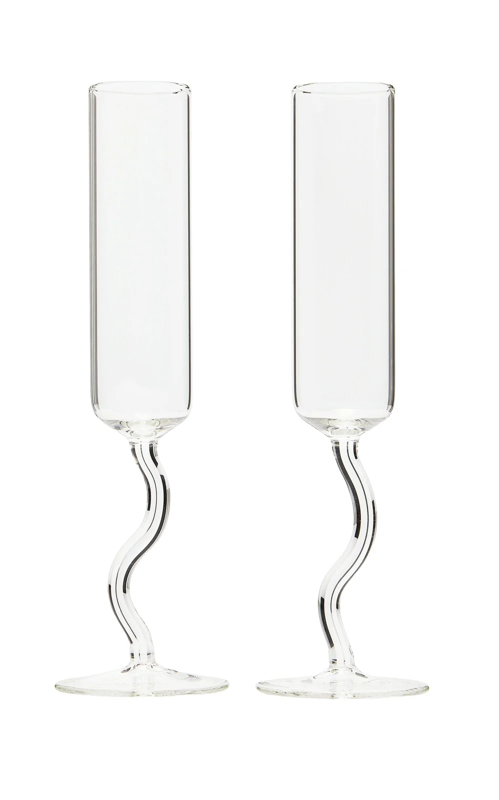 Moda Domus Set-of-Two Moda Opus Glass Champagne Flutes