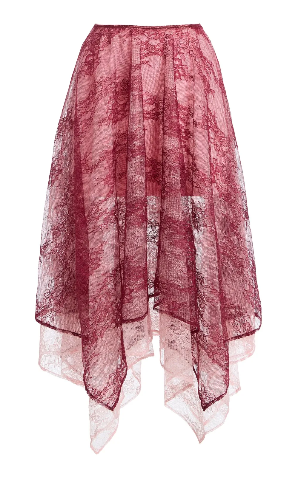 Reflect Reversible Handkerchief Lace Midi Skirt Reflect Reversible Handkerchief Lace Midi Skirt