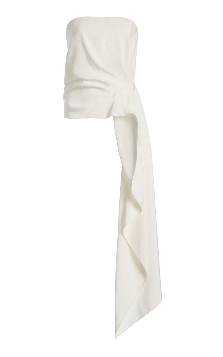 Lux Draped Crepe Top Lux Draped Crepe Top