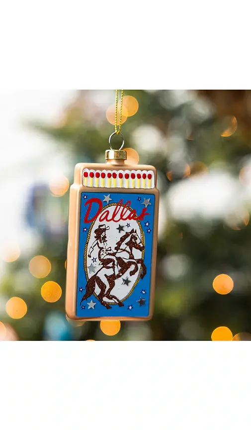 Furbish Studio Dallas Matchbook Ornament | Thumbnail 2