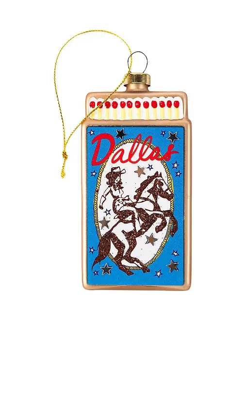 Furbish Studio Dallas Matchbook Ornament