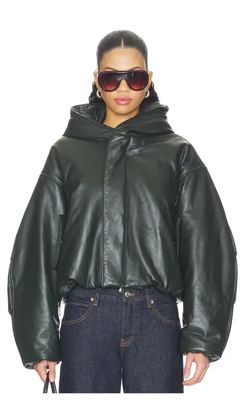Mother of All Juice Crop Leather Bomber | Thumbnail 2 Mother of All Juice Crop Leather Bomber | Thumbnail 2