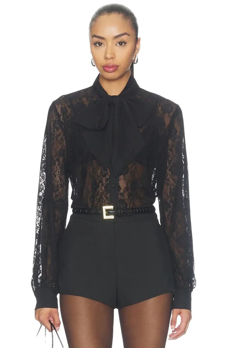 Cinrella Lace Sheer Top