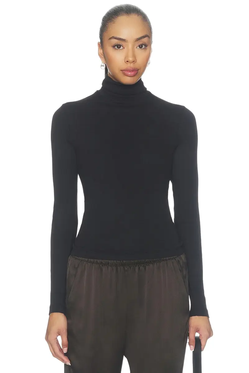 ENZA COSTA Supima Cotton New Classic Longsleeve Turtleneck