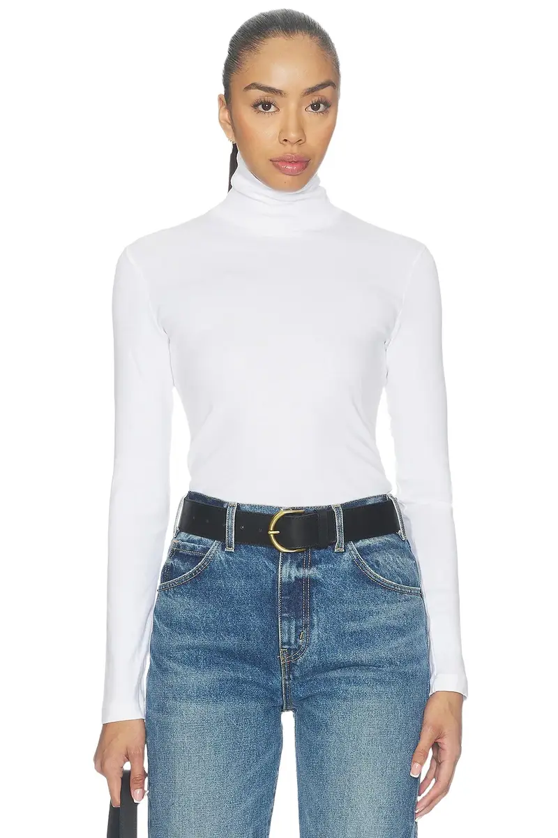 ENZA COSTA Supima Cotton New Classic Longsleeve Turtleneck