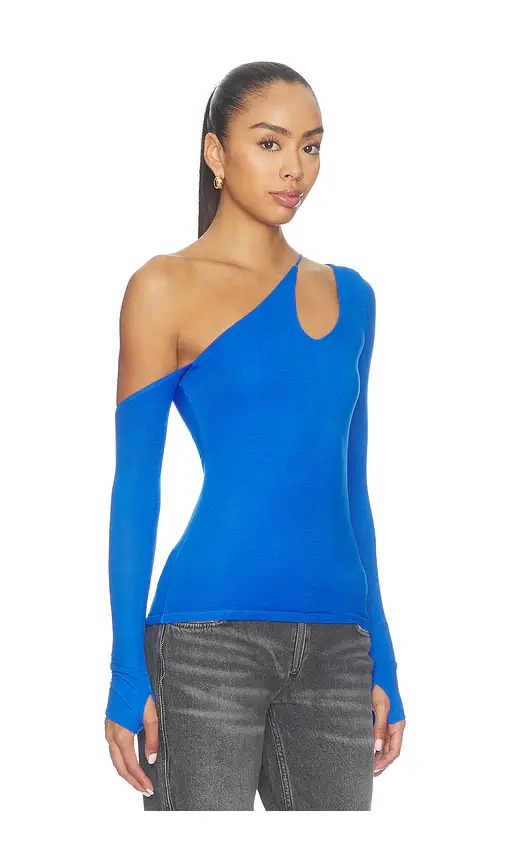 Michael Lauren x REVOLVE Usher Asymmetrical Long Sleeve Top | Thumbnail 2 Michael Lauren x REVOLVE Usher Asymmetrical Long Sleeve Top | Thumbnail 2