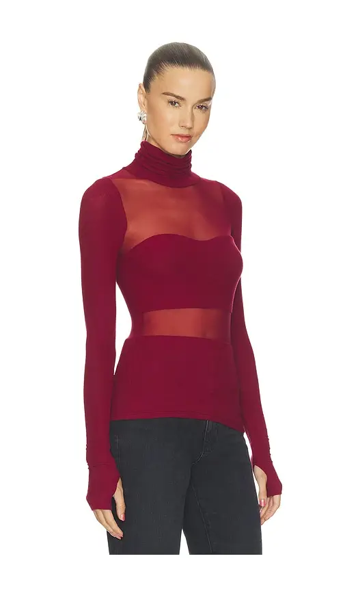 Michael Lauren x REVOLVE Rem Long Sleeve Fitted Turtleneck Top | Thumbnail 2