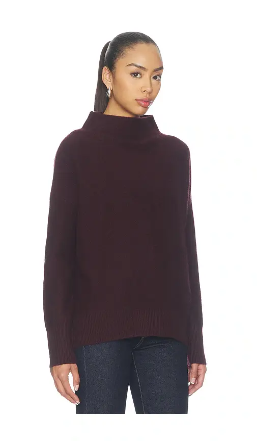 Vince Boiled Funnel Neck Pullover Sweater | Thumbnail 2 Vince Boiled Funnel Neck Pullover Sweater | Thumbnail 2