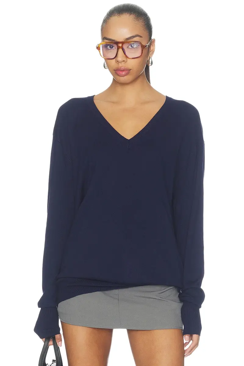 ALL THE WAYS Astoria V Neck Sweater