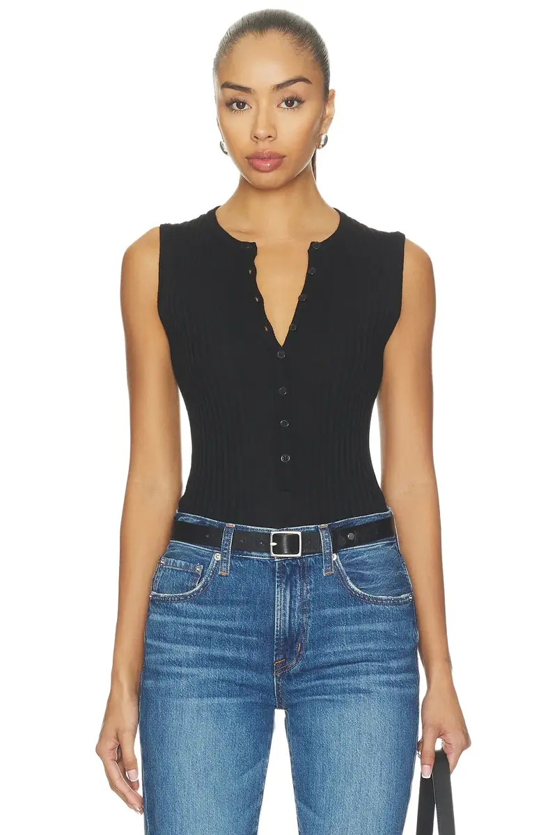 Sleeveless Knit Bodysuit Sleeveless Knit Bodysuit