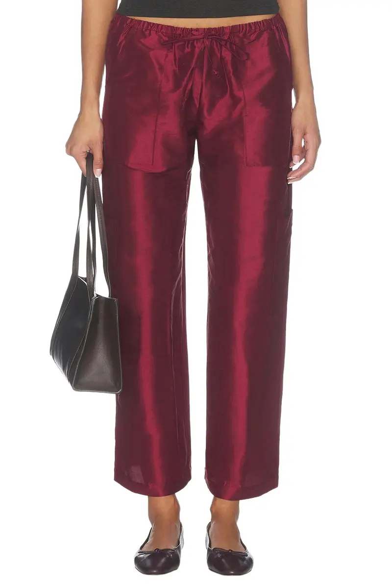 The Taffeta Drawstring Cargo Pant The Taffeta Drawstring Cargo Pant