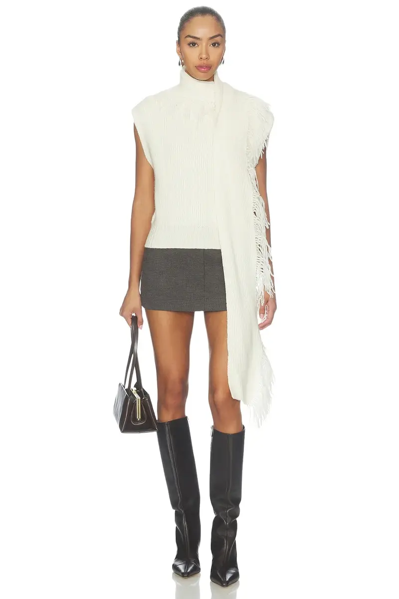 Livae Knitted Scarf Sweater Livae Knitted Scarf Sweater