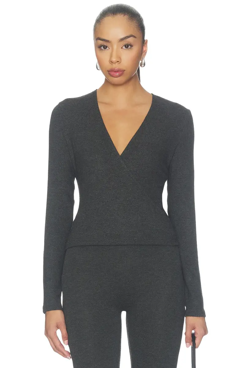 Lauren Crop Wrap Top Lauren Crop Wrap Top