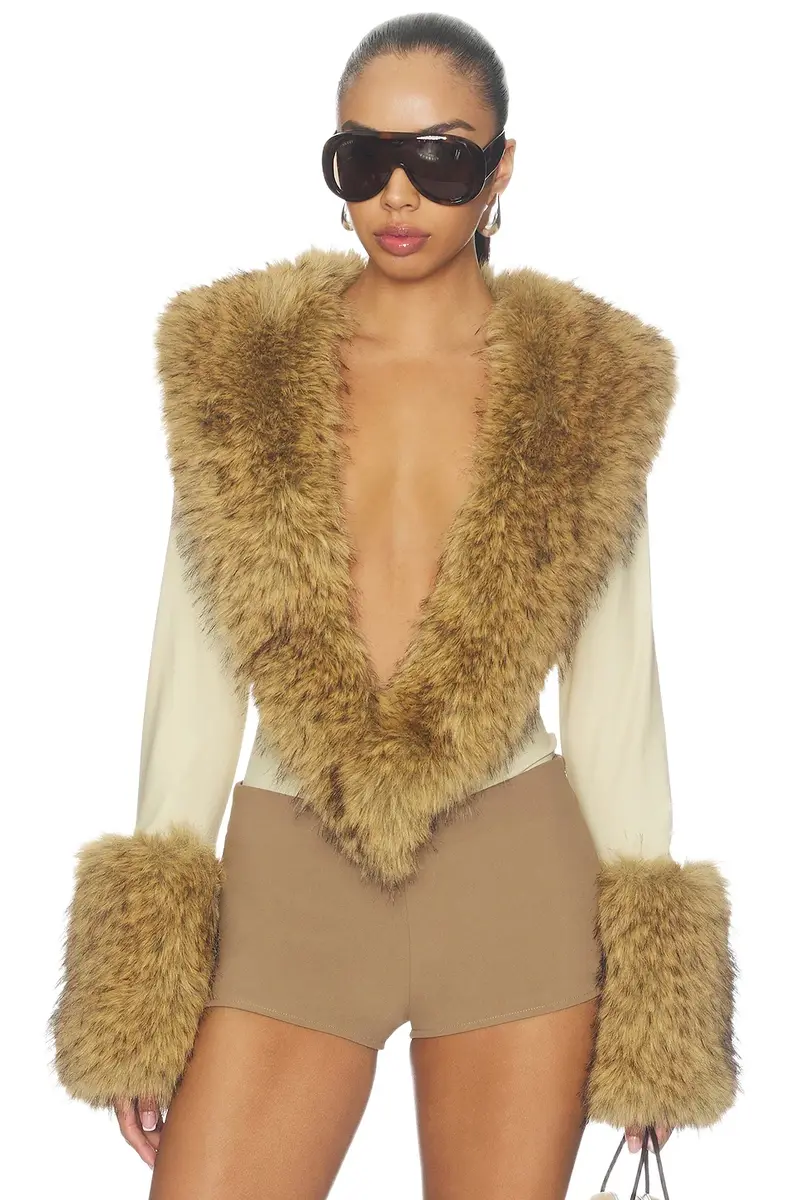 Kim Shui Lily Deep V Bodysuit