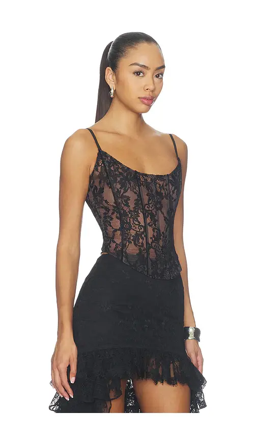 Retrofête Romi Lace Bustier | Thumbnail 2 Retrofête Romi Lace Bustier | Thumbnail 2