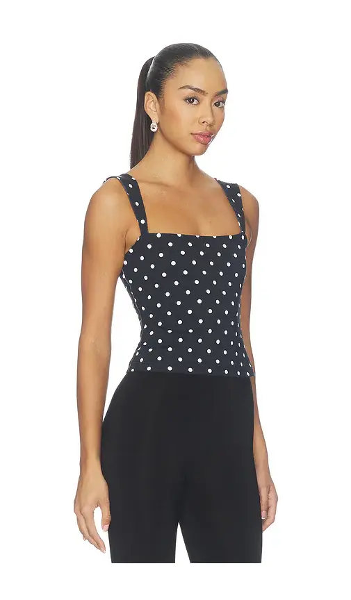 susana monaco Polka Dot Angle Strap Top | Thumbnail 2 susana monaco Polka Dot Angle Strap Top | Thumbnail 2