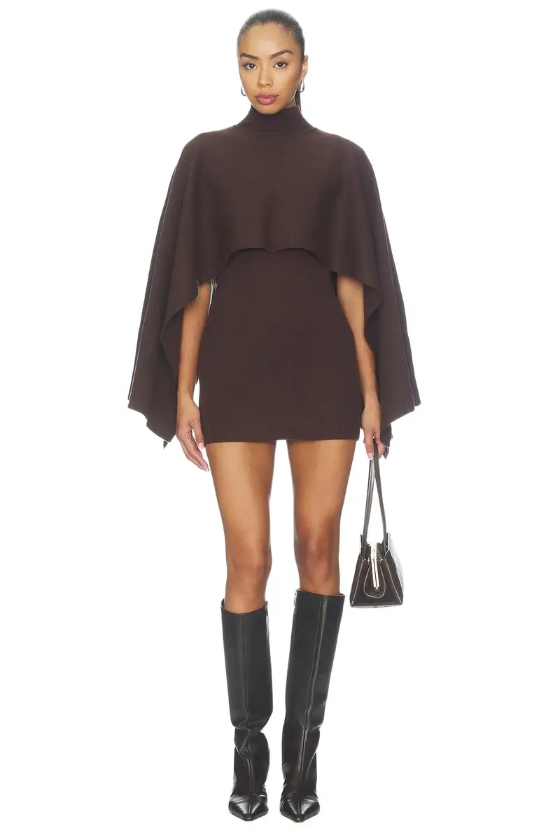 Rozela Dress Cape Set