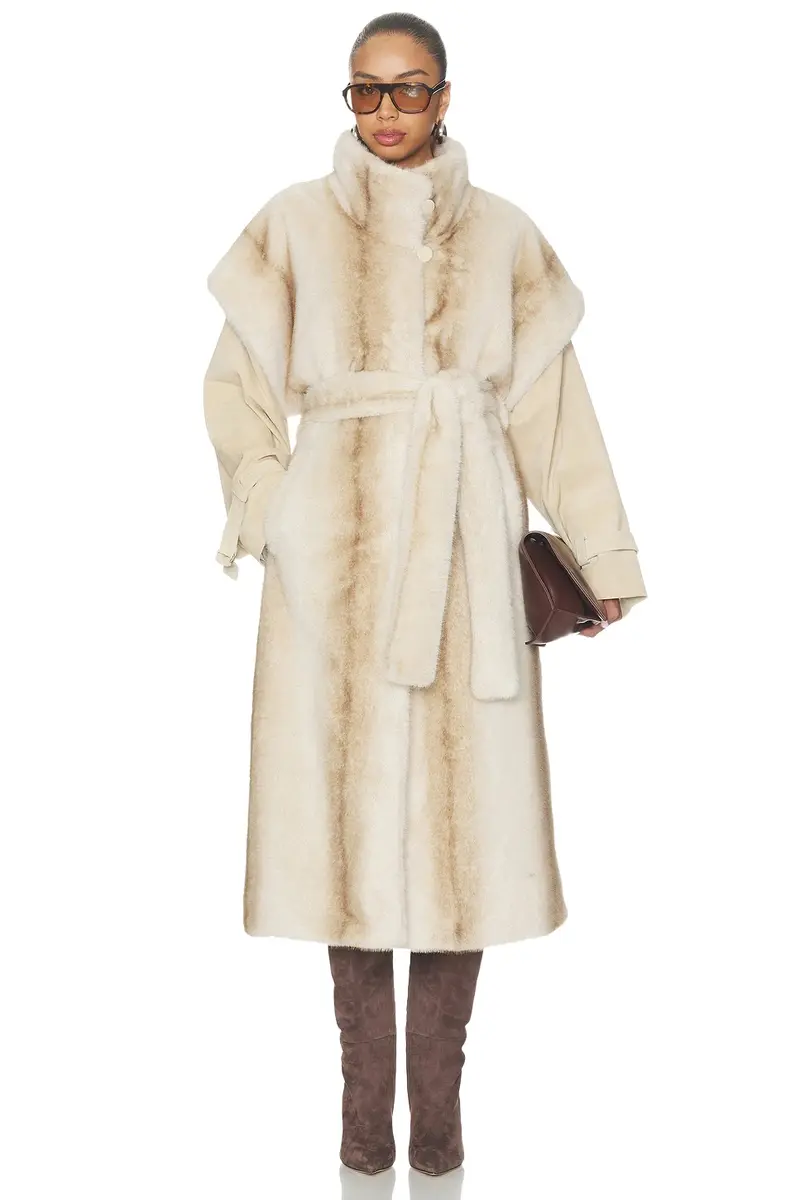 Ducie Harper Long Fur Coat