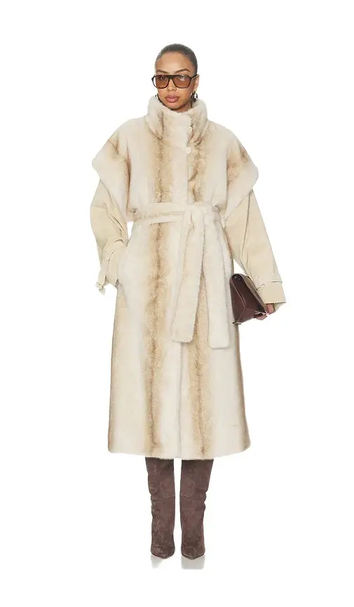 Ducie Harper Long Fur Coat