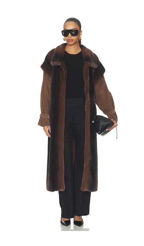 Ducie Harper Long Fur Coat | Thumbnail 2 Ducie Harper Long Fur Coat | Thumbnail 2