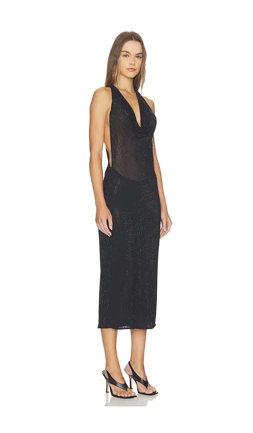 HAELO Layered Cowl Neck Hotfix Dress | Thumbnail 2 HAELO Layered Cowl Neck Hotfix Dress | Thumbnail 2