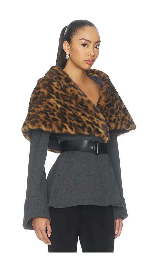 Norma Kamali Shawl Collar Peplum Jacket | Thumbnail 2 Norma Kamali Shawl Collar Peplum Jacket | Thumbnail 2
