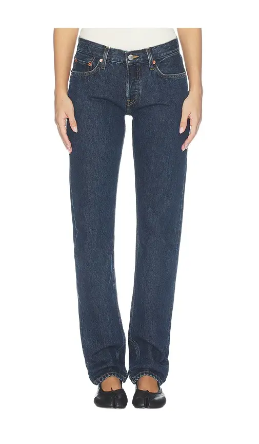 RE/DONE Slim Cig Straight Leg Jeans