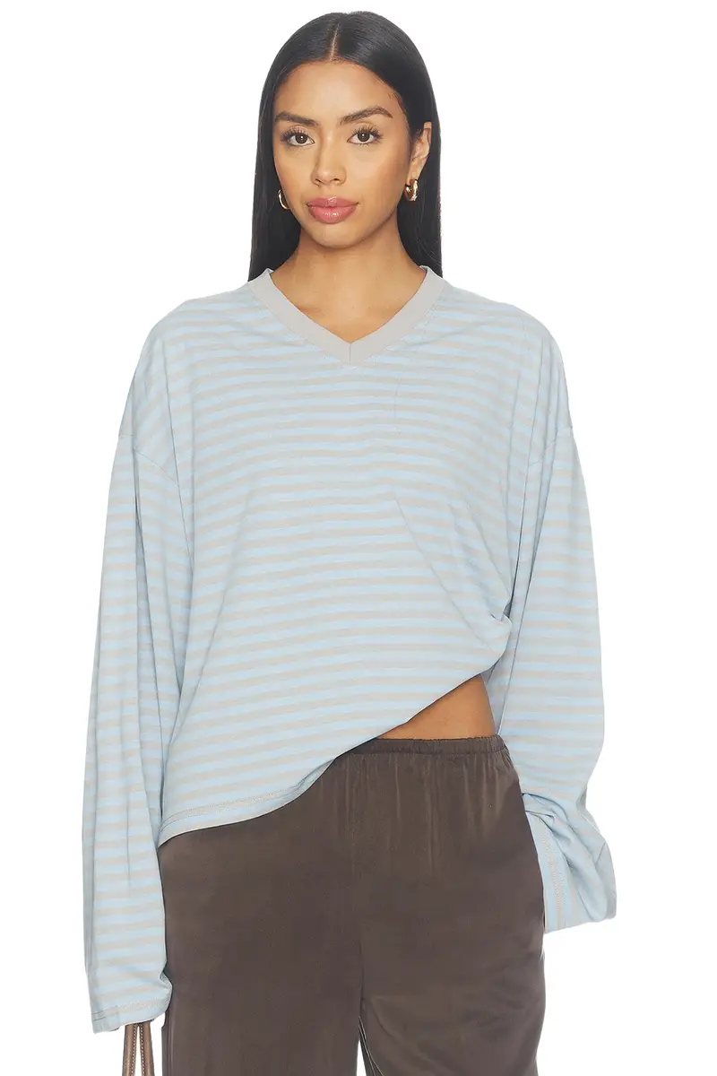 LIONESS Bloom V Long Sleeve Top