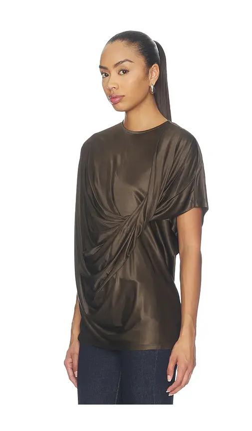 AGOLDE Milena Twist Tee | Thumbnail 2 AGOLDE Milena Twist Tee | Thumbnail 2